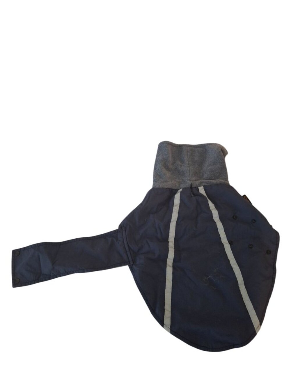 SlowTon Dog Winter Coat Gray Fleece Lined Reflective Waterproof Jacket Warm